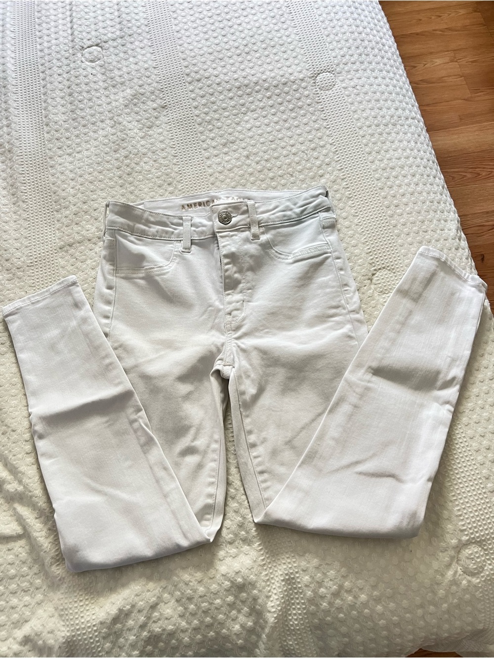 American Eagle Outfitters White Skinny Jeans - Women's